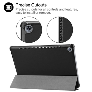 Housse de protection fine pour tablette <span class=keywords><strong>Mediapad</strong></span> <span class=keywords><strong>M5</strong></span> 10 (CMR-AL09/W09) en PU - Product Image 2