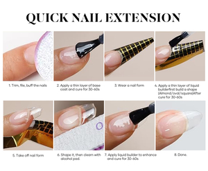 Gel Dựng Móng MissGel Hema Free dạng lỏng trong chai, dụng cụ làm móng chuyên nghiệp, tự san phẳng, độ nhớt trung bình, không chứa TPO, gel nối móng - Product Image 6