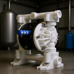 Bomba Neumática de Doble Diafragma Accionada por Aire D0100X3WHRX, Entrada y Salida de 1/2 Pulgada, de Plástico, para Petróleo, Diésel, Aceite y Fluidos de Baja Viscosidad - Product Image 2