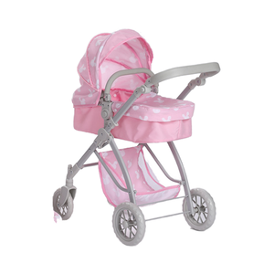 Factory Direct Deluxe Iron Frame <strong>Doll</strong> <strong>Pram</strong> 3 Ages Play Stroller with Toys for Child Play <strong>Doll</strong> <strong>Set</strong> - Product Image 2