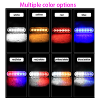 6SMD LED Positionsleuchten DC 12V Seitenleuchten für Anhänger Bernstein Rot Weiß Bullet-Leuchten mit Oberflächenmontage Auto-Zubehör