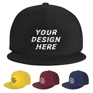Casquettes <span class=keywords><strong>Snapback</strong></span> JX de haute qualité en gros pour hommes, à visière plate, vierges, neuves, style <span class=keywords><strong>Era</strong></span>, 6 panneaux, personnalisables avec logo brodé - Product Image 1