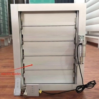 Store banne électrique horizontale en alliage d'aluminium, automatique, réglable, étanche et économe en énergie pour fenêtre