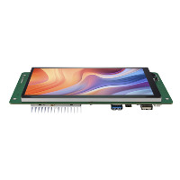 PC Panel Tertanam Industri 7 Inci Open Frame IP65 TFT LCD RK3566 CPU Android 11/Ubuntu 22.04 untuk Kontrol Otomasi Pabrik