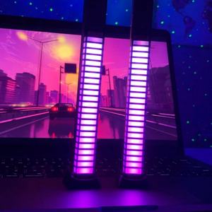 Nueva Luz LED Portátil USB 2023 con Control de Sonido, Iluminación Ambiental Rítmica, Control por Voz, Luz de Atmósfera Musical Activada por Sonido - Product Image 2