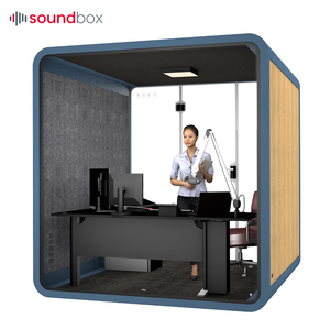 Grabación <span class=keywords><strong>de</strong></span> <span class=keywords><strong>voz</strong></span> booth portátil fácil móvil insonorizadas <span class=keywords><strong>cabina</strong></span> acústica - Product Image 2
