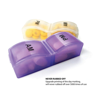Colorful Plastic Medicine Box One Month 31 Days <b>Pill</b> Storage Independent Multi-Compartment Storage Monthly Travel Tablet <b>Cases</b> - Product Image 4