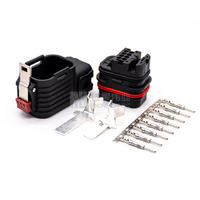 Connecteur hybride Renhotec IP67 haute intensité 2+8 broches d'alimentation et de signalisation, fiche plastique à angle droit 100A pour câble de 16 mm, prise CE ROHS