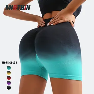 Personnalisé femmes entraînement Yoga Fitness Sport Gym Scrunch bout à bout sans couture taille haute Yoga de Legging ensembles