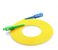 Kabel Patch Fiber Optik Othrt SC APC-SC UPC Indoor Kuning 1/2/3/5m Panjang Sesuai Pesanan 2.0mm 3.0mm LSZH FTTH FTTB FTTX