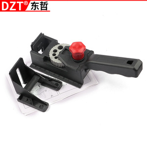 Dzt Drill Bit Positioner 3-12mm 10 Hole Portable Woodworking <b>Drilling</b> <b>Guide</b> Tool Set - Product Image 4