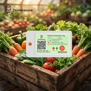 Registrador de Temperatura Inalámbrico Portátil Mini ZenMeasure de ABS con Sensor, IP67, Registro de 60 Días, Código QR y Reporte Instantáneo en PDF - Product Image 1