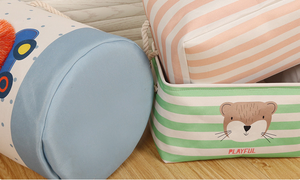Neuankömmling Baby Aufbewahrung Kinder Leinen EVA Lion Toy Basket <span class=keywords><strong>Kawi</strong></span> - Product Image 5