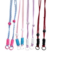 Lanière de chaîne de couleur dégradée pour étui de téléphone et accessoires de sac lanière de chaîne de charme pour téléphone portable
