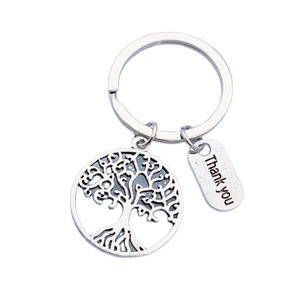 Moda vida árbol gracias <span class=keywords><strong>Yuo</strong></span> llavero temporada de graduación Día de los maestros agradecimiento llavero regalo - Product Image 2