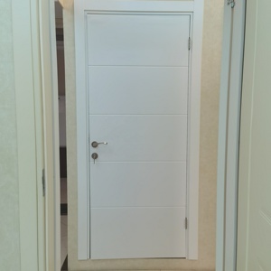 Puertas de <span class=keywords><strong>PVC</strong></span> de EE. UU. al ras y con puertas de vidrio para habitaciones interiores a prueba de sonido y puertas privadas - Product Image 3