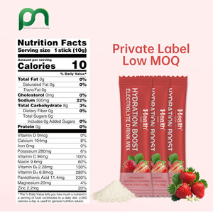 Private Label Adult Electrolyte Powder Hydration Drink Sugar Free Immune Support 50g <b>Protein</b> Quick Replenishing <b>Sachet</b> 24-Month - Product Image 3