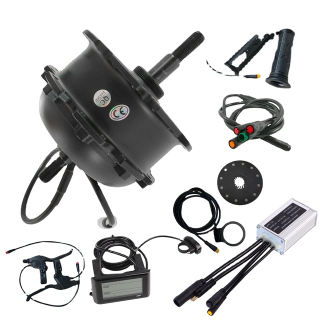36V 250w Electric Bike Kit Rear Wheel Motor E-bike Fat Tire Brushless Gear Dc Ebike Kit Hub Motor Kit