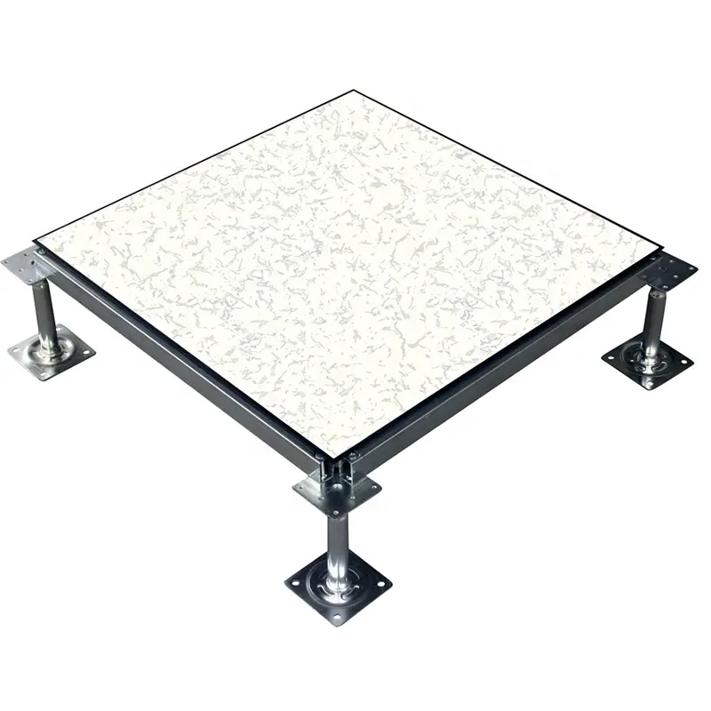 PVC floor,Raised floor ,Anti-static PVC tile raised access floor with flat head