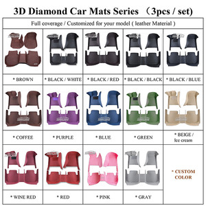 SONSANG Ensemble complet d'accessoires de voiture Tapis de sol de voiture en cuir pour Honda Civic Tapis de voiture - Product Image 2