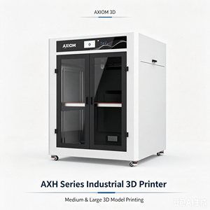 เครื่องพิมพ์ 3 มิติอุตสาหกรรมรุ่น AX-H1000 ขนาดพื้นที่การพิมพ์ 1000x1000x1000 มม. รองรับเส้นพลาสติก PLA พร้อมระบบปรับระดับอัตโนมัติ สำหรับการพิมพ์โมเดล 3 มิติอเนกประสงค์ - Product Image 1