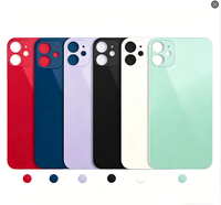 Vente en gros de vitres arrière de remplacement pour iPhone 11/12/13/14/15/16/17 Pro Max, coque arrière de batterie avec logo, panneau de réparation de téléphone