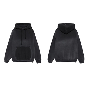 Sudadera con Capucha Unisex de Alta Calidad Premium, Estilo Oversize con Hombros Caídos, Efecto Desgastado, Suave y Cálida, con Acabado Descolorido por el Sol - Product Image 5