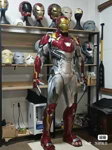 Traje de superhéroe real usable traje de Iron Man MARK 47 traje de mascota disfraz de Cosplay para fiesta - Product Image 3