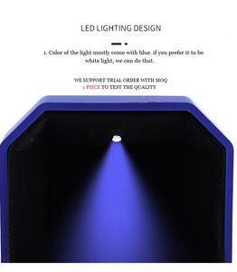 Роскошная черная квадратная шкатулка для украшений с LED-подсветкой и логотипом под заказ (OEM) для кулонов и ожерелий, на День святого Валентина, модель <span class=keywords><strong>2026</strong></span> года - Product Image 3