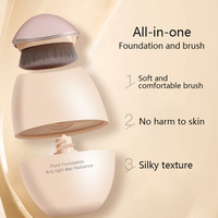 Fond de teint liquide en gros, hydratant, longue tenue, maquillage nude, fond de teint à base de bulles