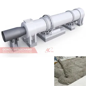 small portable coco peat fly ash gypsum power rotary dryer machine