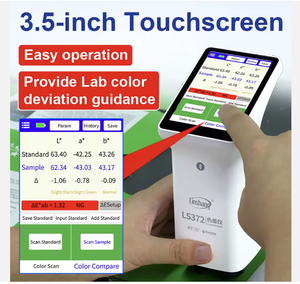 LS372 หน้าจอสัมผัสขนาด 4 มม. เครื่องวัดสีแบบควบคุมผ่านแอพพลิเคชั่น เครื่องวัดความแตกต่างของสี CIE LAB - Product Image 3