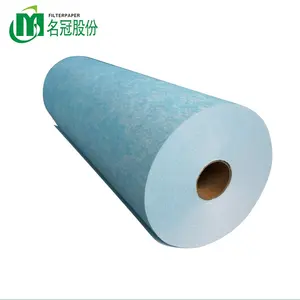 99.97% efficiency 0.3 micron H13 HEPA synthetic filter paper in roll for air cabin filter