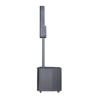 Speaker Kolom Line Array SK01 1000W dengan 2 Mikrofon Nirkabel TWS EQ USB Powerbank Port Instrumen 6.5mm