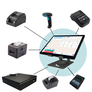 Điện thoại di động <span class=keywords><strong>POS</strong></span> cho đến khi tiền mặt đăng ký 10.1 inch máy tính bảng Máy in hóa đơn với đứng/2 inch Máy in nhiệt/Phần mềm - Product Image 2