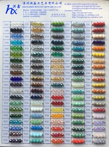 Cuentas de Cristal Facetadas de 4x3mm y 6x4mm, Múltiples Colores, Suaves y Lisas, para Manualidades y Joyería, Venta Directa de Fábrica al Por Mayor - Product Image 6