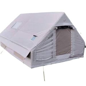 เต็นท์เป่าลมกันน้ำ XFD สีดำ เคลือบกาว ผ้าอ็อกซ์ฟอร์ด สำหรับ 12 คน เต็นท์แคมป์ปิ้งสำหรับครอบครัว 4 ฤดู ติดตั้งง่ายรวดเร็ว - Product Image 5