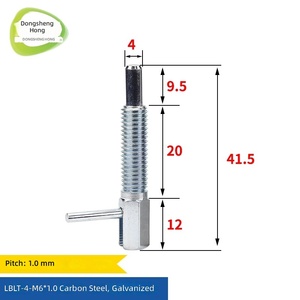Direktlieferung ab Werk: Edelstahl-Federstift, Aluminiumprofil-Querträger-Positionierer, L-förmiger Knopf, Sicherheits-Fixierstift - Product Image 3