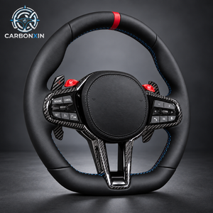 Volant en fibre de carbone pour BMW G M1 M2 M3 M4 M5 M6 M340i CSL GTS F82 F80 F87 F90 G80 G82 F30 Toyota A90 Gr Mk4 Mk5 G80 - Product Image 2
