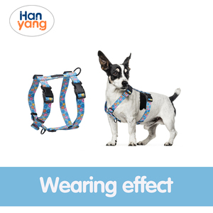 <span class=keywords><strong>Harnais</strong></span> de sécurité personnalisé OEM pour animaux de compagnie de style <span class=keywords><strong>classique</strong></span> avec logo privé sans traction pour la sangle en H pour chiens - Product Image 6