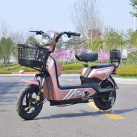 Kit de vélo électrique de ville et de montagne pour adultes, cadre en acier, moteur sans balais 500W, batterie au plomb-acide, économique