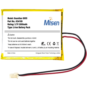 Tùy chỉnh Misen người giám hộ G955 udr 744 HD 777 780hd thay thế 3.7V 2000mAh pin lithium ion cho hệ thống báo động <span class=keywords><strong>Uniden</strong></span> - Product Image 3