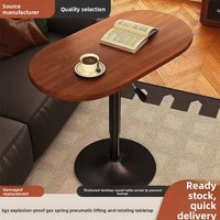 Muebles Grandes, Escritorio Pequeño para Computadora, Mesa Auxiliar Elevable para Sofá, Mesa de Centro Móvil Pequeña, Escritorio Giratorio para Oficina y Portátil