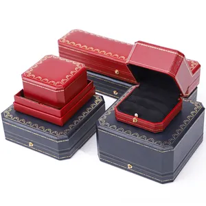 Hanhong vente en gros organisateur personnalisé boîte d'emballage de bijoux en papier de luxe Bracelet boucles d'oreilles collier bague cadeau boîte à bijoux de marque