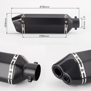 Accessoires de Moto Silencieux Droit Modifié Tuyaux d'Échappement de Moto à Vendre Tuyaux d'Échappement Moto Tuyau d'Échappement Moto - Product Image 2