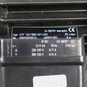 全新原装工业机器浸入式泵 KTF52/300-07+193 - Product Image 4