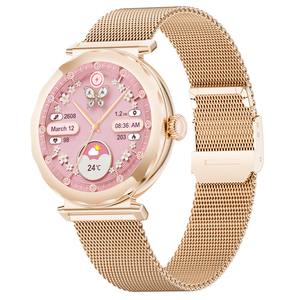 Reloj Inteligente <span class=keywords><strong>con</strong></span> Asistente de Voz IA para Mujer, Pantalla Redonda, Monitor de Ritmo Cardíaco, Llamadas Bluetooth, Reloj de Pulsera Inteligente de Moda para Damas - Product Image 4