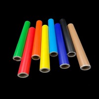 Vinilo Termoadhesivo de PVC de Alta Calidad en Rollo, Colorido, para Impresión de Camisetas, Película de Transferencia