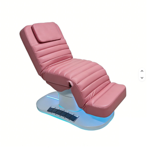 Salon Furniture Height Adjustable Spa Cosmetic Curved Eyelash Beauty Facial Lash Electric Massage <b>Tables</b> Bed Massage <b>Table</b> Bed - Product Image 1