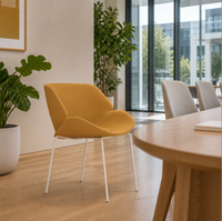 Chaise de bureau minimaliste pour salles d'accueil, salles de réunion, salles d'attente et postes de travail à domicile